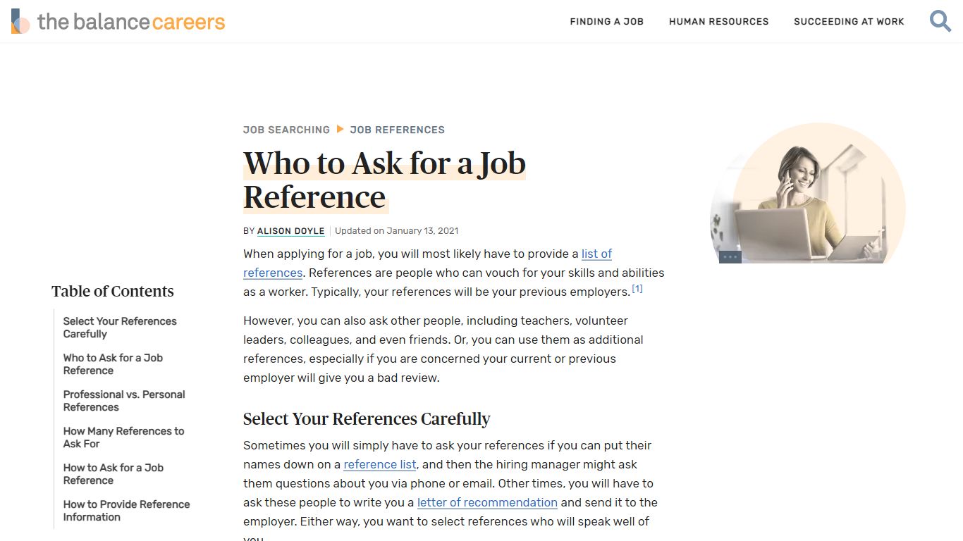 Who to Ask for a Job Reference - The Balance Careers